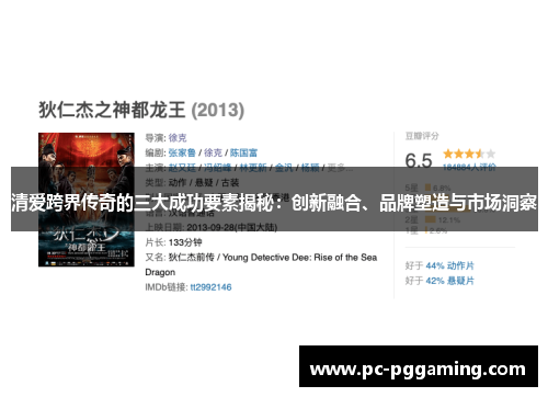 清爱跨界传奇的三大成功要素揭秘：创新融合、品牌塑造与市场洞察